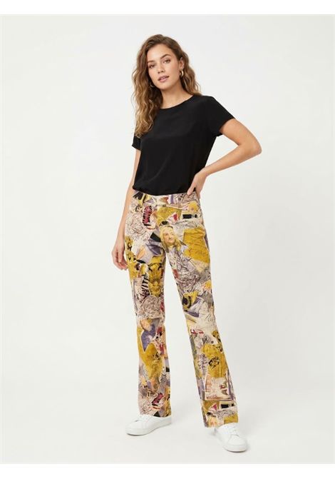 Pantalone Vintage Donna Moschino con Stampa Artistica MOSCHINO JEANS | M4.WQ01500S063702230
